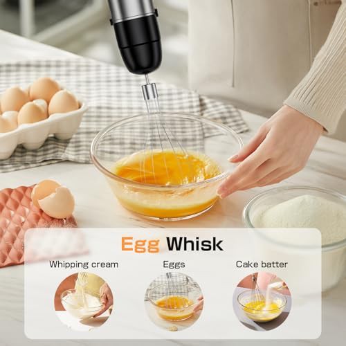 Immersion Blender Handheld 3-in-1 Hand Blender Set 1100W Heavy Duty — photo 4