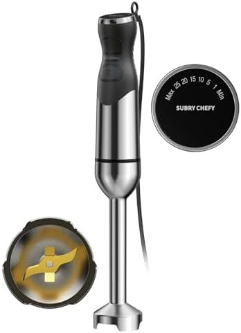 Grey brushless motor hand blender