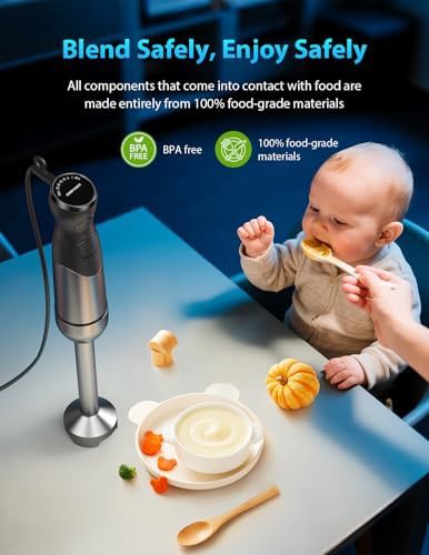 Grey brushless motor hand blender — photo 4