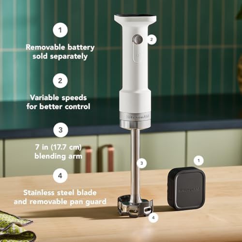 KitchenAid Go cordless hand blender battery sold separately — photo 3