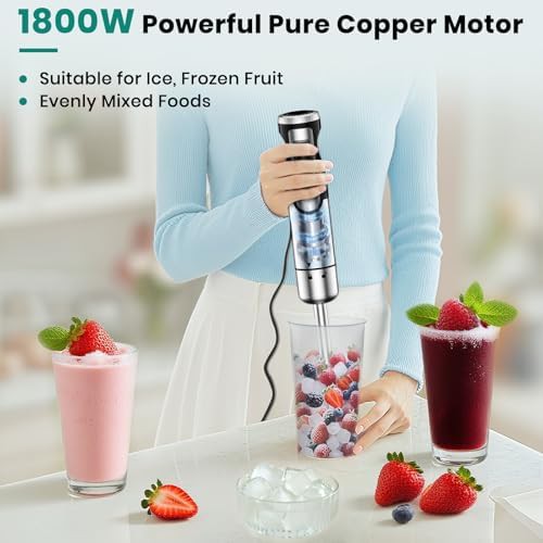 Silver High Power Four in One Hand Blender — photo 4
