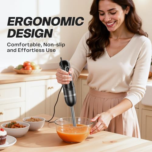Turelar corded 400w bpa free immersion blender — photo 4