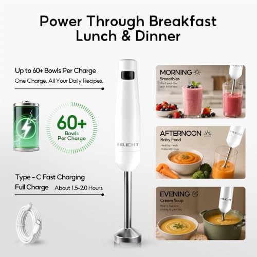 Cordless 12V Rechargeable Immersion Blender — photo 4