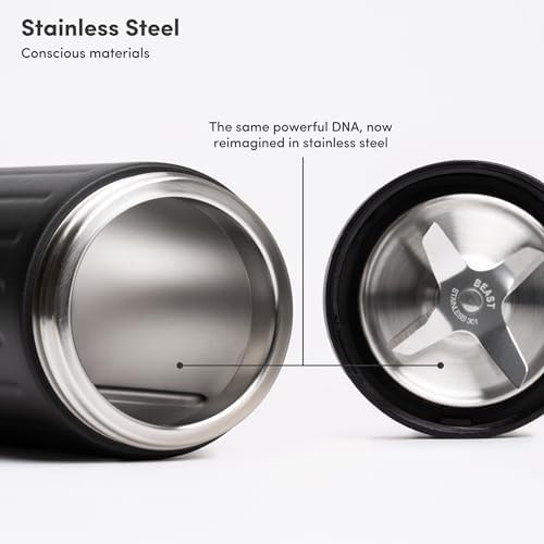 Beast Mighty 850 stainless steel personal blender carbon black — photo 3