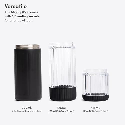 Beast Mighty 850 stainless steel personal blender carbon black — photo 4