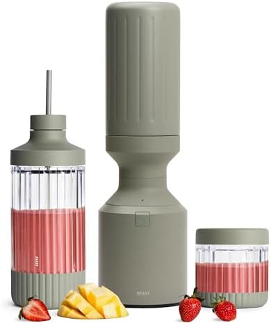 Beast Mega 1200 stainless steel countertop blender sage