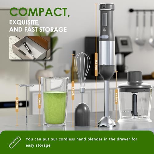 Cordless five in one handheld immersion blender — photo 3