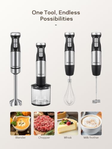 Stainless steel five in one immersion set — photo 5