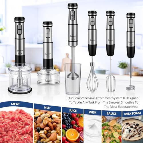 Twenty Speed 1200 Watt Stainless Stick Blender — photo 4