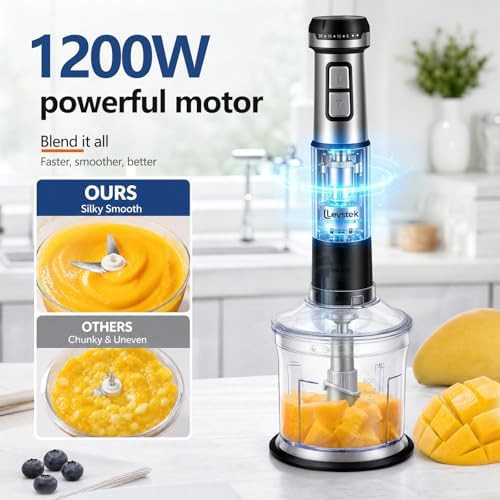 Twenty Speed 1200 Watt Stainless Stick Blender — photo 5