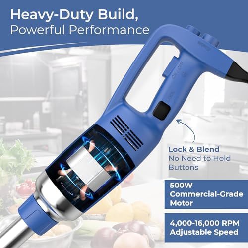 Professional 500W Soup Blender 16 Inch Shaft — photo 5