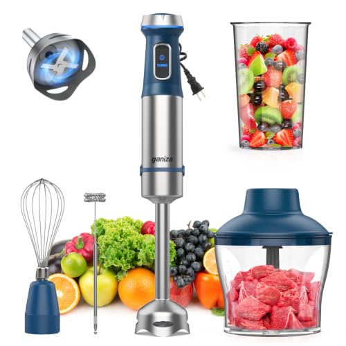 Immersion Blender 5 in 1 Hand Blender Heavy Duty Motor