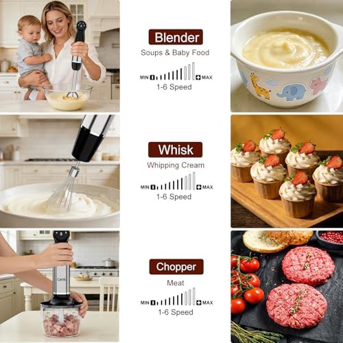 Variable speed cordless black stick emulsifier — photo 3