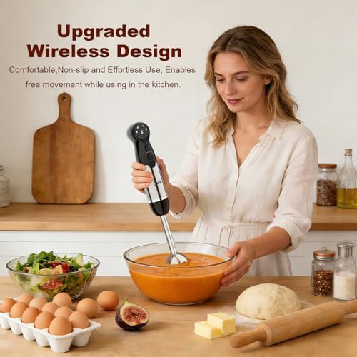 Variable speed cordless black stick emulsifier — photo 5