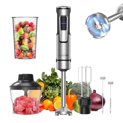 5-in-1 Immersion Blender Handheld Max 1100W