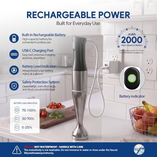 Three in One Cordless Smart Control Blender — photo 5